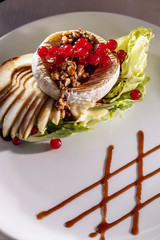 Grilled camambert cheese