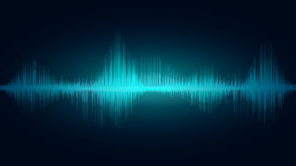 line soundwave abstract background