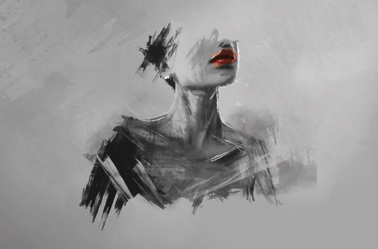 Portrait sans visage 