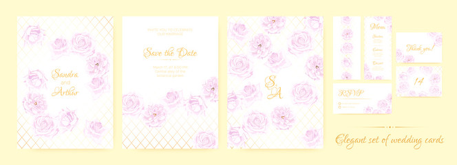 Wedding Invitation Floral Collection.