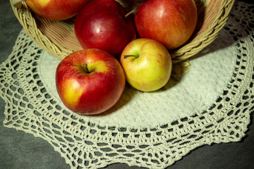 apples from a basket