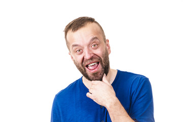 Fototapeta premium Confused man thinking