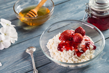 Image with curd.