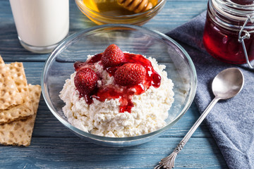 Image with curd.