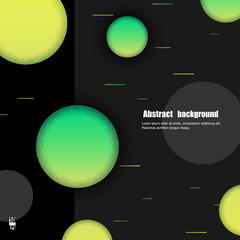 Abstract modern background with textured circles. Eps10 Vector illustration