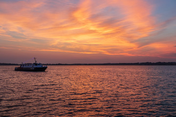 Seascape of Baltic Sea on Ruegen, Germany