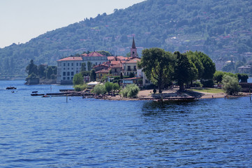 Fototapeta premium Lago maggiore - Italy, navigation to the Borromeo Islands