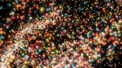 Background of multi-colored circles. Abstract background pattern.