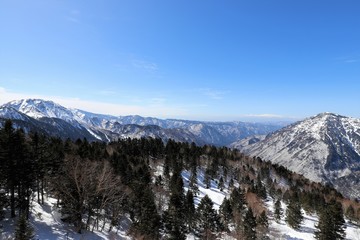 新穂高ロープウェイからの景色