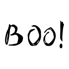 boo of Halloween inscriptions