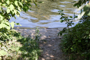 Beautiful corner of nature in Serebryany Bor