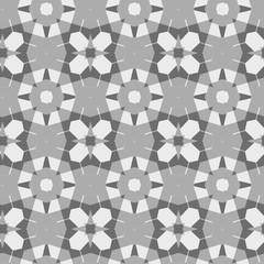 Fototapeta na wymiar Seamless color pattern from a variety of geometric shapes.