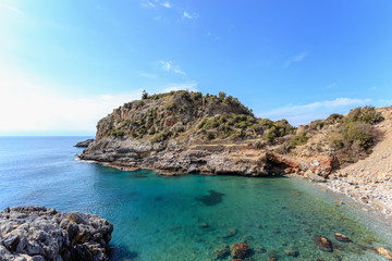 Secluded Mediterranean bay