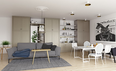 modern house interior.