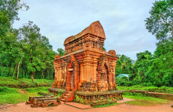 Ruins Of A Hindu Temple At My Son In Vietnam