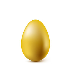 Color Easter eggs stand in a row on a white background.