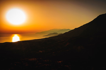 Sonnenuntergang am Meer
