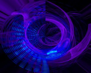 abstract digital fractal, fantasy design 