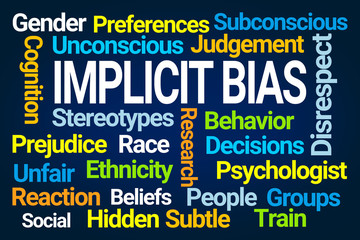 Implicit Bias Word Cloud