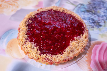 Raspberry cake