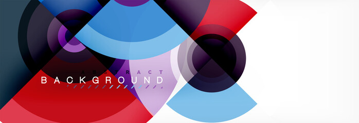 Fototapeta premium Abstract background circle design