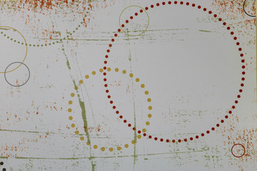 Fond graphique abstrait, route et carte rond point cercle motif graphique