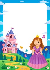 Princess and castle composition frame 1