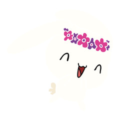 cartoon kawaii cute furry bunny