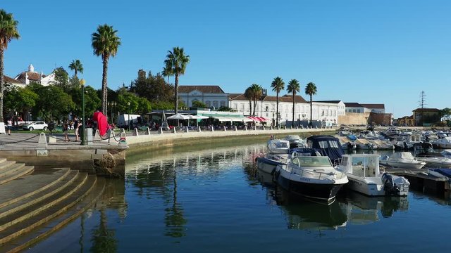 Marina in Faro, Algarve, Portugal