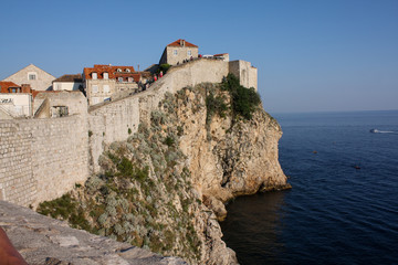 Fototapeta na wymiar Dubrovnik city wall, Croatia