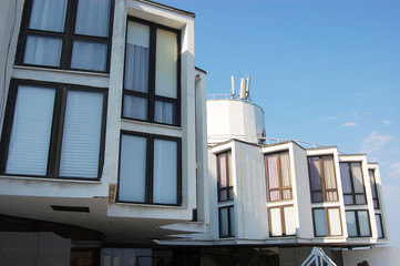 facade of modern building