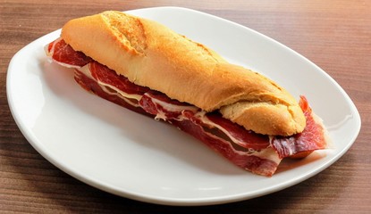Bocadillo Jamon Serrano Iberico