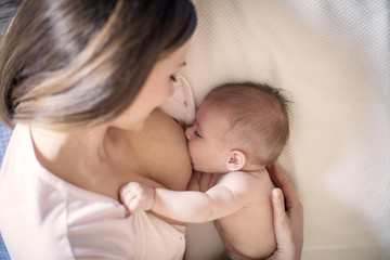 Special time for mother and baby.