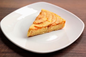 Porcion tarta de manzana