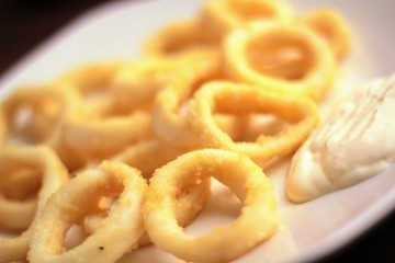 Calamares rebozados a la romana