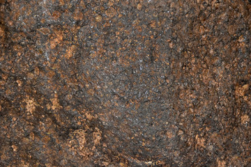 A meteorite surface texture