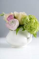 still life with flowers composition 