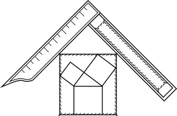 Masonic symbol of Past Worshipful Master for Blue Lodge Freemasonry