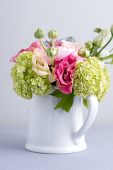 still life with flowers composition 