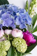 still life with flowers composition 