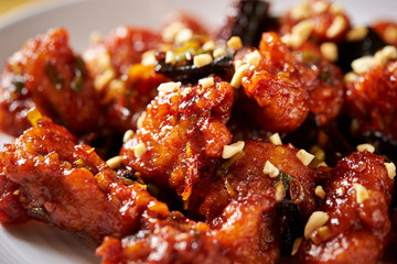 seasoned spicy chicken 