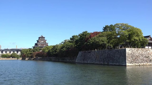 Hiroshima castle skyline