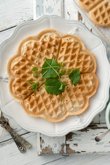 vegan waffles