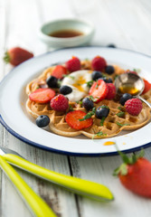 vegan waffles