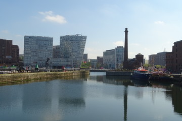 Fototapeta na wymiar Liverpool Albert Dock - Merseyside, England, UK