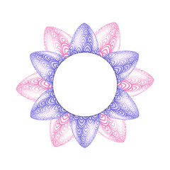 Vector design template with realistic easter eggs 