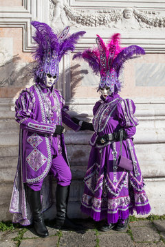 la coppia in maschera carnevale venezia