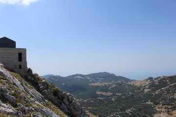 Fototapeta na wymiar view from top of mountain