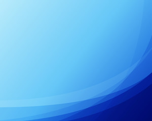 Blue water wave concept abstract vector background design