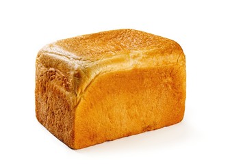 Bread on a white background